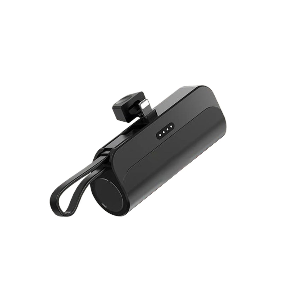 10,000mAh Mini Capsule Power Bank - Plug and Play External Battery Charger for Samsung and iPhone