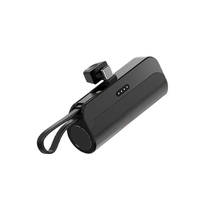 10,000mAh Mini Capsule Power Bank - Plug and Play External Battery Charger for Samsung and iPhone