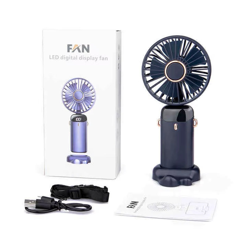 Summer Must Have Rechargeable Portable Fan Usb Handheld Ceiling Table Small Fan Mini Battery Air Cooling Mini Fan